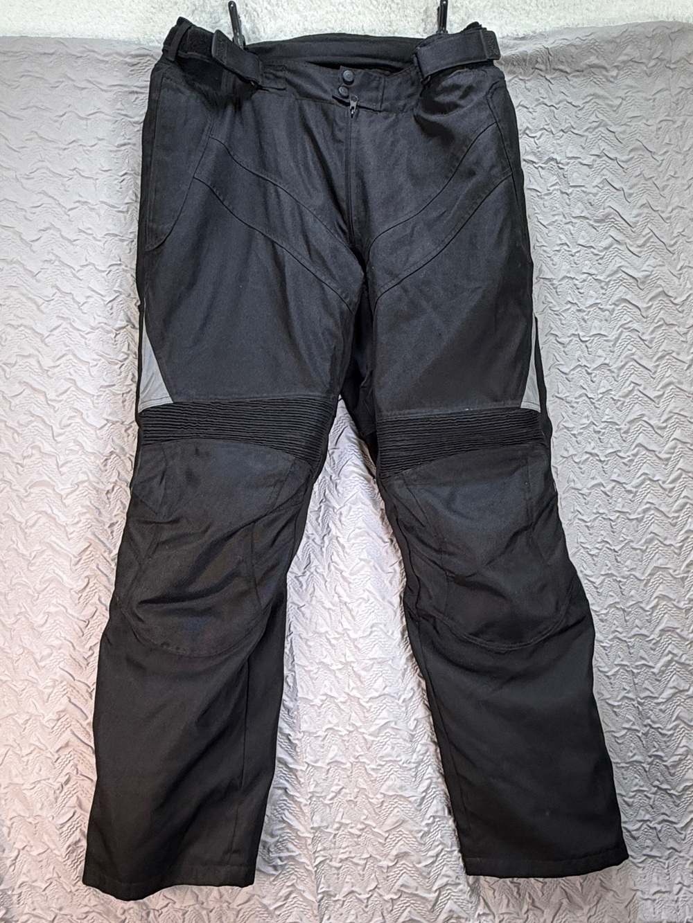 Tour Master Venture Mens XXL 38 40 Black Armored Motorcycle Riding Pants w liner